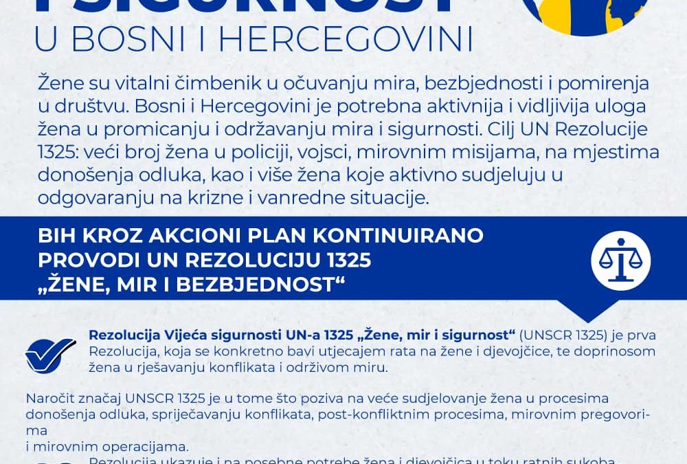 Žene, mir i sigurnost u bosni i hercegovini