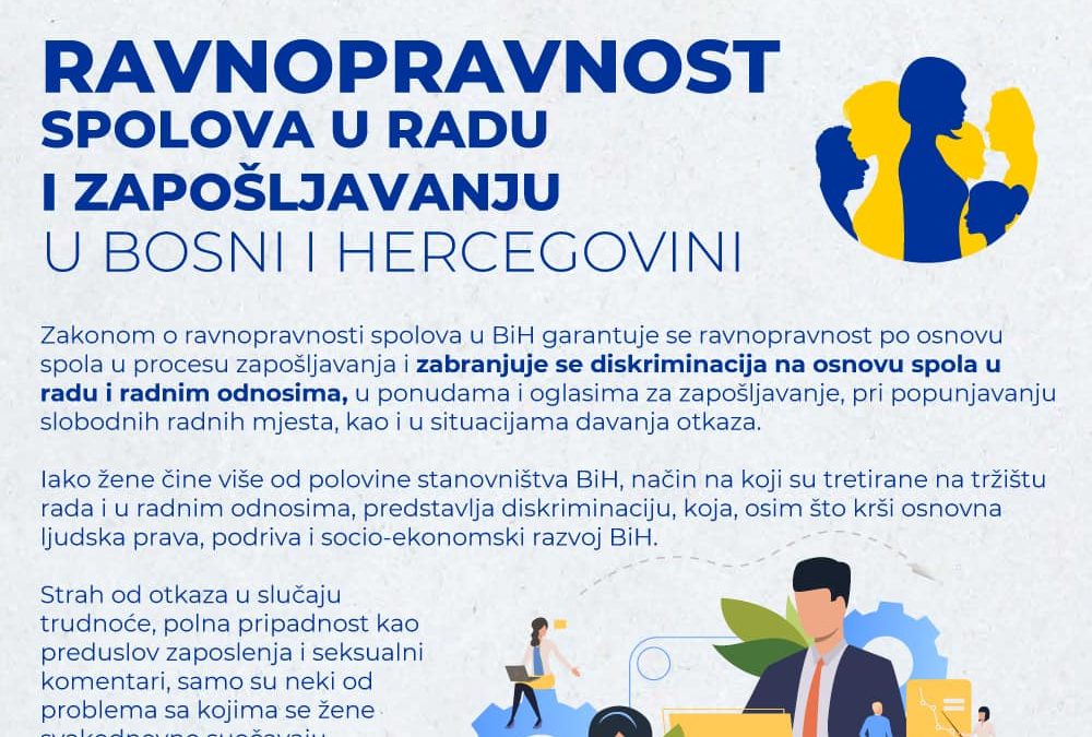 Ravnopravnost spolova u radu i zapošljavanju u Bosni i Hercegovini