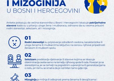 Stereotipi, Seksizam i mizoginija u Bosni i Hercegovini