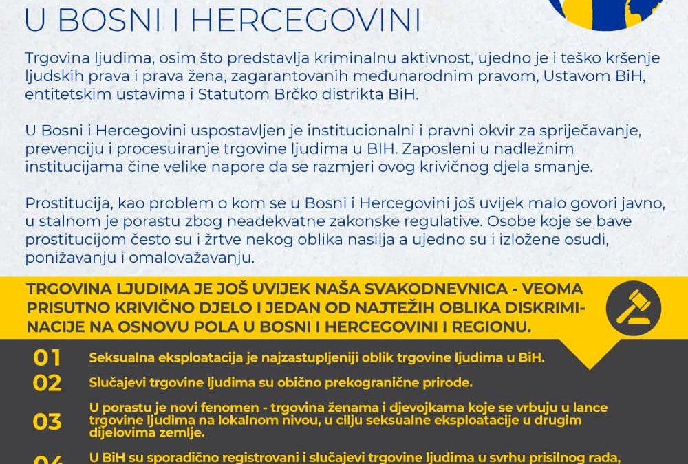 Trgovina ljudima i korištenje prostitucije u svrhu seksualne ekslpotacije u Bosni i Hercegovini