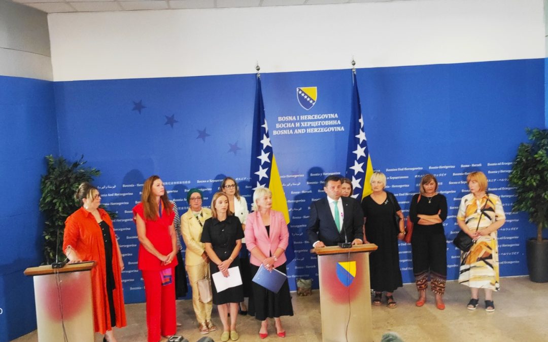 Sastanak ministra za ljudska prava i izbjeglice Bosne i Hercegovine sa predstavnicama Sigurne mreže BiH